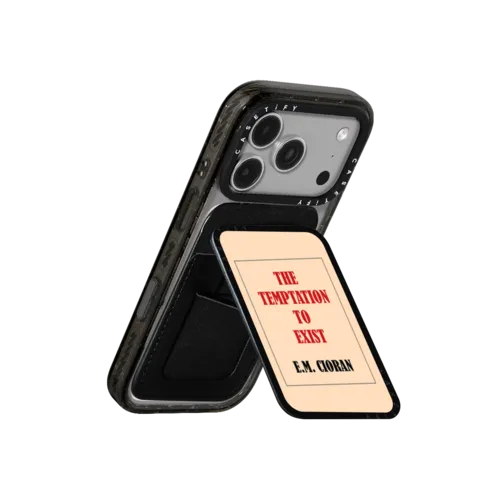 Temptation To Exist | Snappy Cardholder Stand / Snappy Cardholder Stand MagSafe Compatible / Black | Image 3