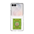 Wadadabear Little Luck Phone Case | Galaxy Z Flip8 / Impact Clear Magnetic Case / Clear | Image 1