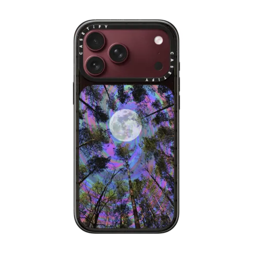 Moon Swirl | iPhone 18 Pro Max / Impact Case MagSafe Compatible - Glossy / Glossy Black | Image 1