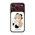 girl & mousse (black) | iPhone 18 Pro Max / Impact Case MagSafe Compatible - Glossy / Glossy Black | Image 1