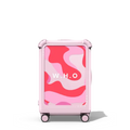 Custom Suitcase | 21" Carry-On Suitcase / Bounce Suitcase / Glossy Primrose Pink | Image 1
