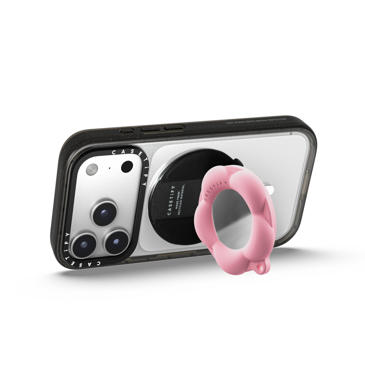 Snappy Candy Mirror Grip Stand - Pink