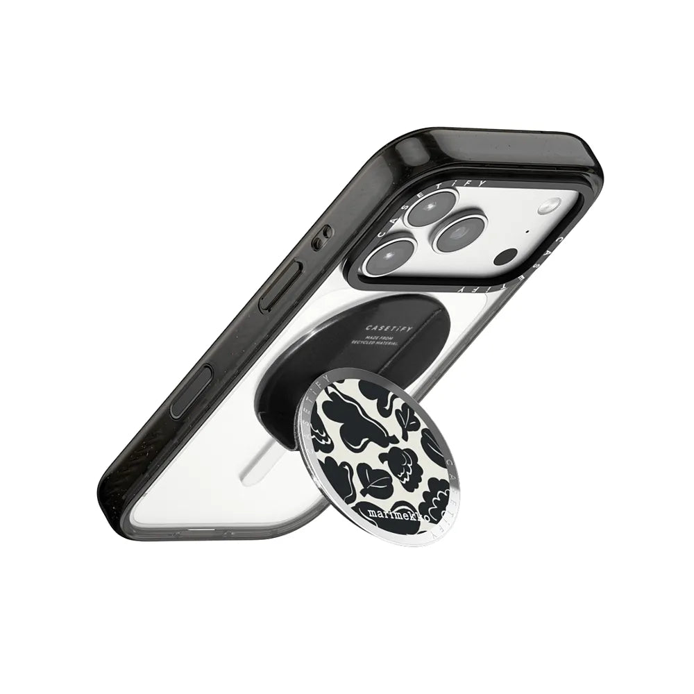 Marimekko Kukasta Kukkaan (Black & White) Snappy Grip Stand