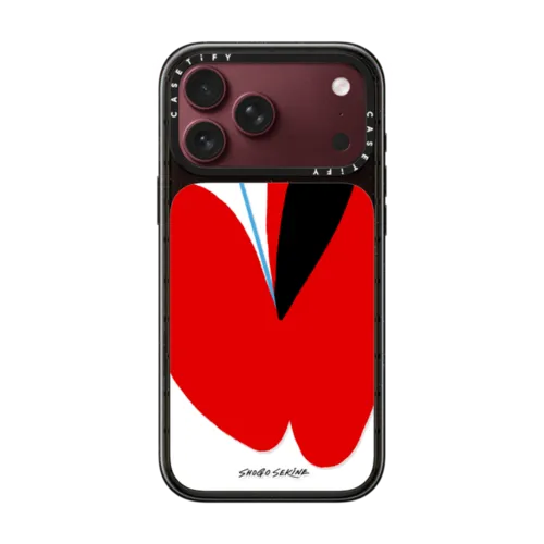 APPLEFLY - Red&black | iPhone 18 Pro Max / Impact Case MagSafe Compatible - Glossy / Glossy Black | Image 1