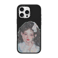 Pearl Girl | iPhone 16 Pro Max / Impact Case MagSafe Compatible / Matte Black | Image 1