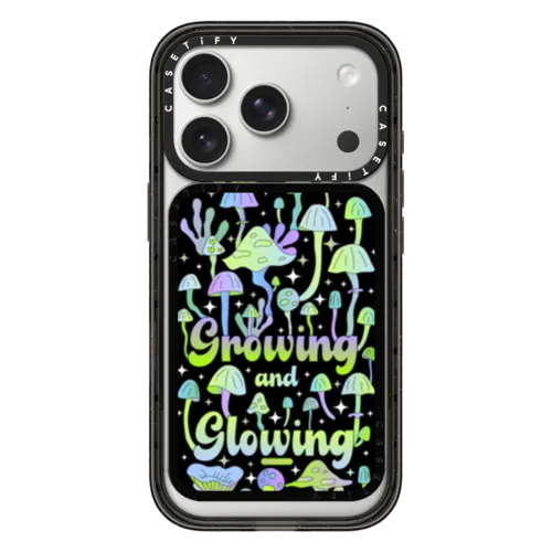 Growing & Glowing | Snappy Cardholder Stand / Snappy Cardholder Stand MagSafe Compatible / Black | Image 1