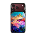 WELCOME TO UTOPIA - Colorful Magical Forest Abstract Trees Floral Nature Galaxy Flowers Rainbow Bold Whimsical Fairy Land Painting | iPhone 18 Pro Max / Impact Case MagSafe Compatible - Glossy / Glossy Black | Image 1